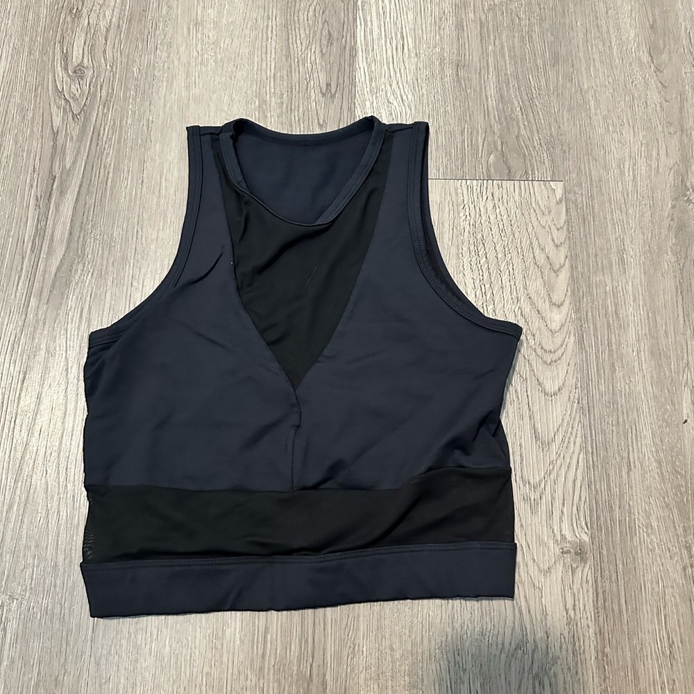 Black Sleeveless Tank Top